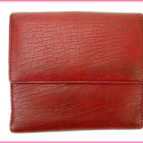 Gucci Wallet Purse Folding wallet Jackie Red Woman Authentic Used Y1563 - Picture 5 of 5